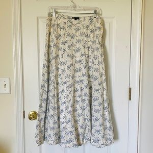 Gap floral maxi skirt.